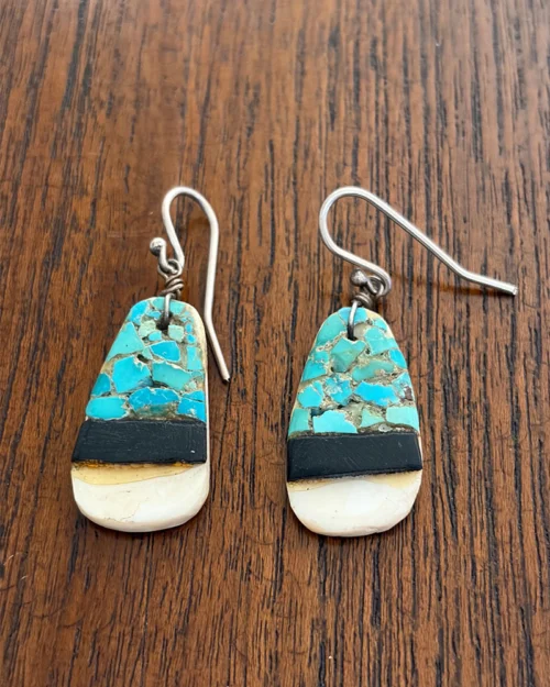 Santo Domingo Elk Bone Earrings