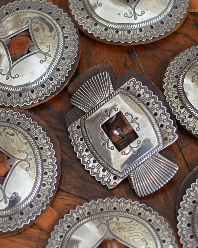McKee Platero Silver Concho Belt